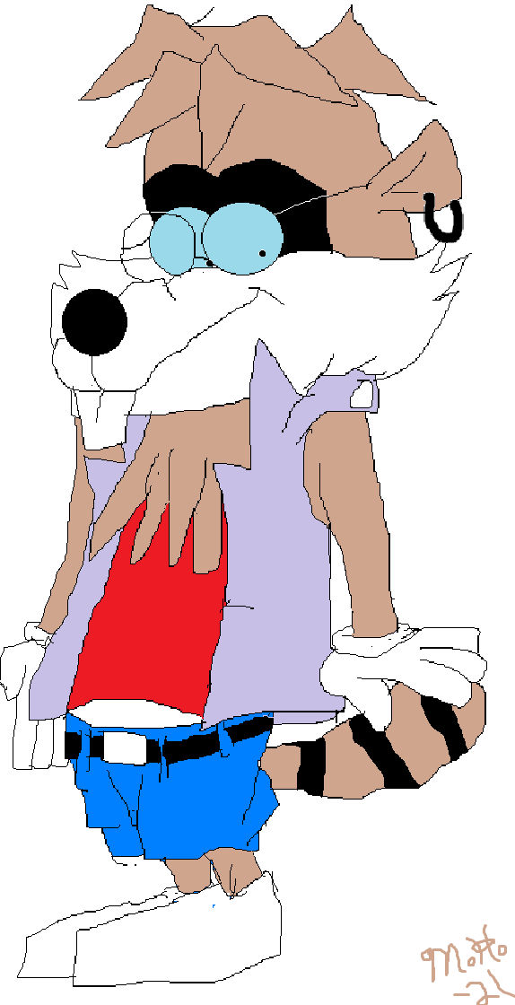 Roderick Raccoon Micheal Raccoon in the summer by RoderickRatTTAFan on DeviantArt