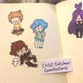 (Open) Chibis w/ stickers