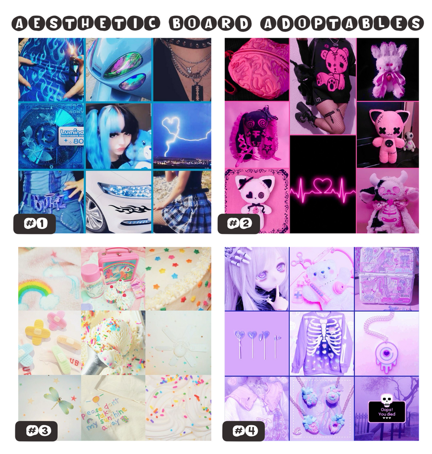 (3/4 Open) Aesthetic mystery adopts by Roachramen on DeviantArt