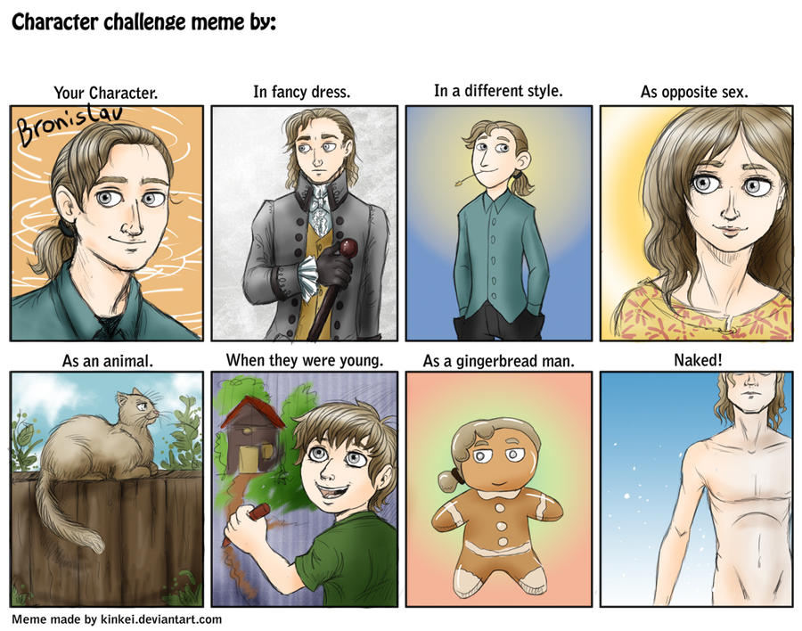 Characterization Meme Character Challenge meme by Demico-Art on DeviantArt