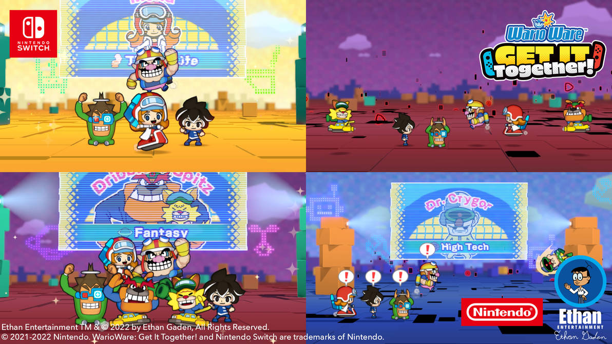 More WarioWare: Get It Together! Screenshots by EthanCrossMedia on  DeviantArt