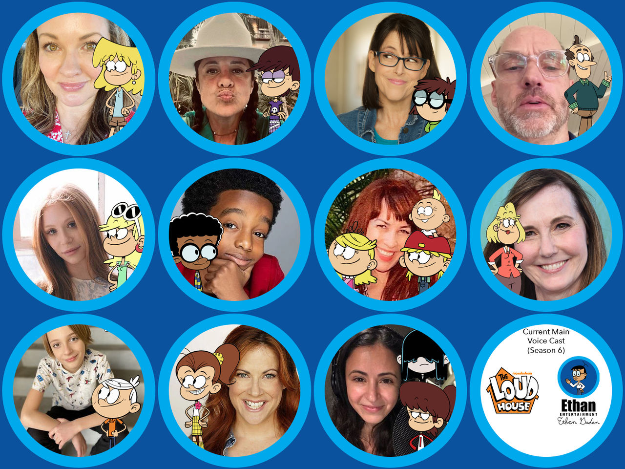 The Loud House Main Voice Cast (Season 6) by EthanEntertainment on