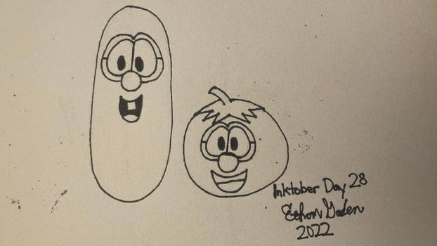 Inktober Day 28 - Bob and Larry