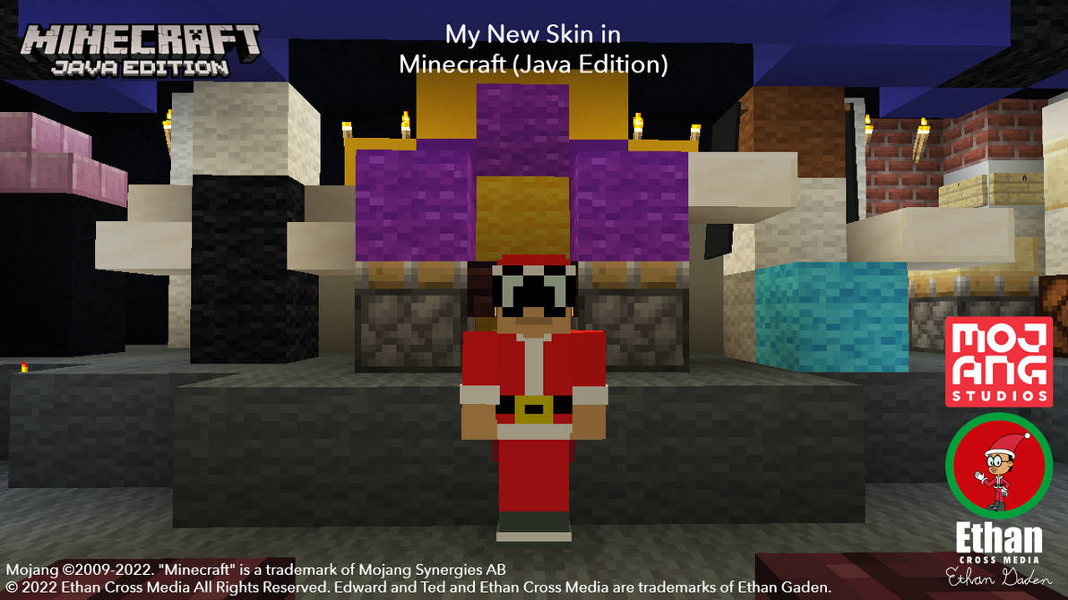My New Skin in Minecraft (Java Edition, Xmas 2022) by EthanCrossMedia ...