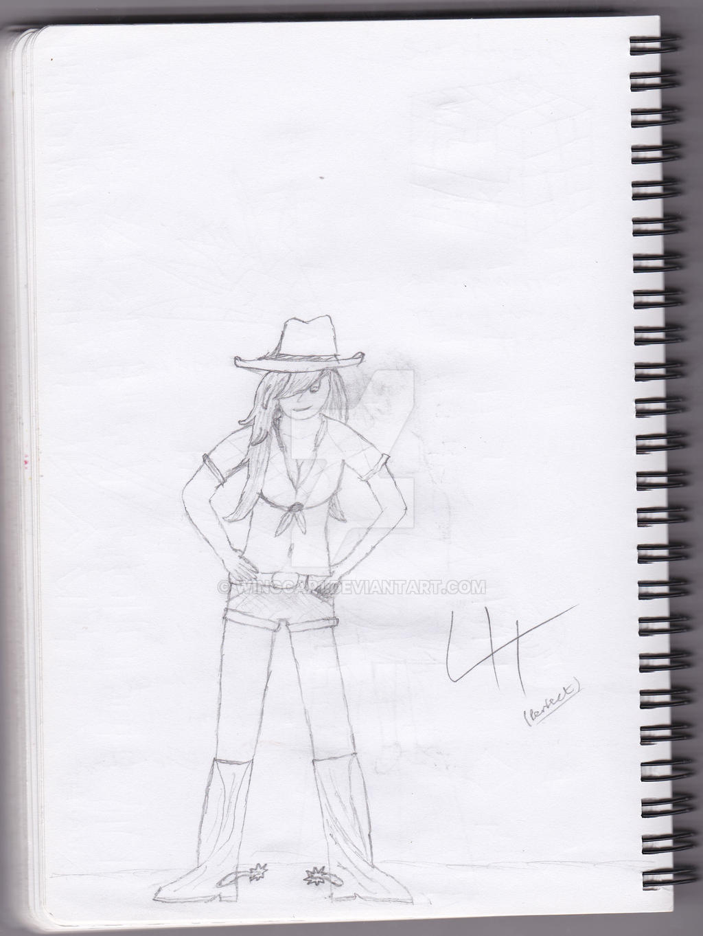 Cowgirl - Sketch by Wingcap1 on DeviantArt