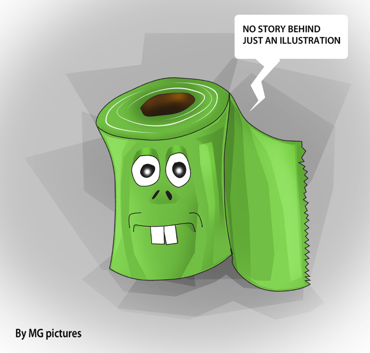 MR GREEN TOILET PAPER ILLUSTRATION 2015