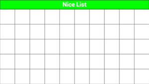 (REUPLOAD) Nice List (Template)
