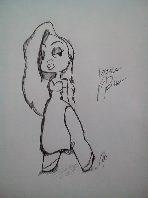 Jessica Rabbit Drawing by RevekaGriffin on DeviantArt