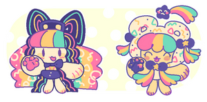 rainbow critters!!