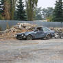Destroyed Car