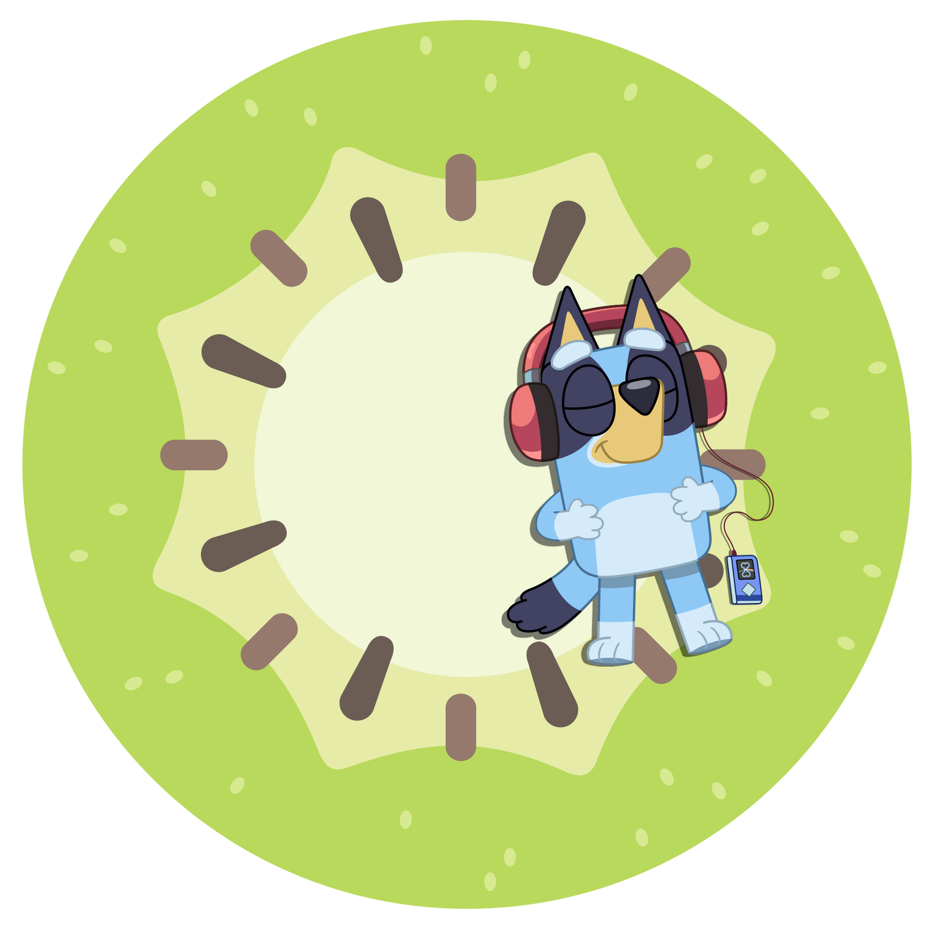 Bluey Kiwi Rug by ShurtugalRon on DeviantArt