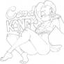 Candy Kong Lineart