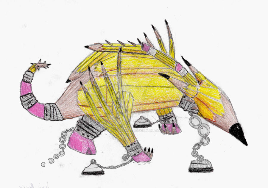 Pencil Monster by Crazyhornet25 on DeviantArt