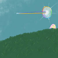 Flutterfield Rainbowdash Rainboom