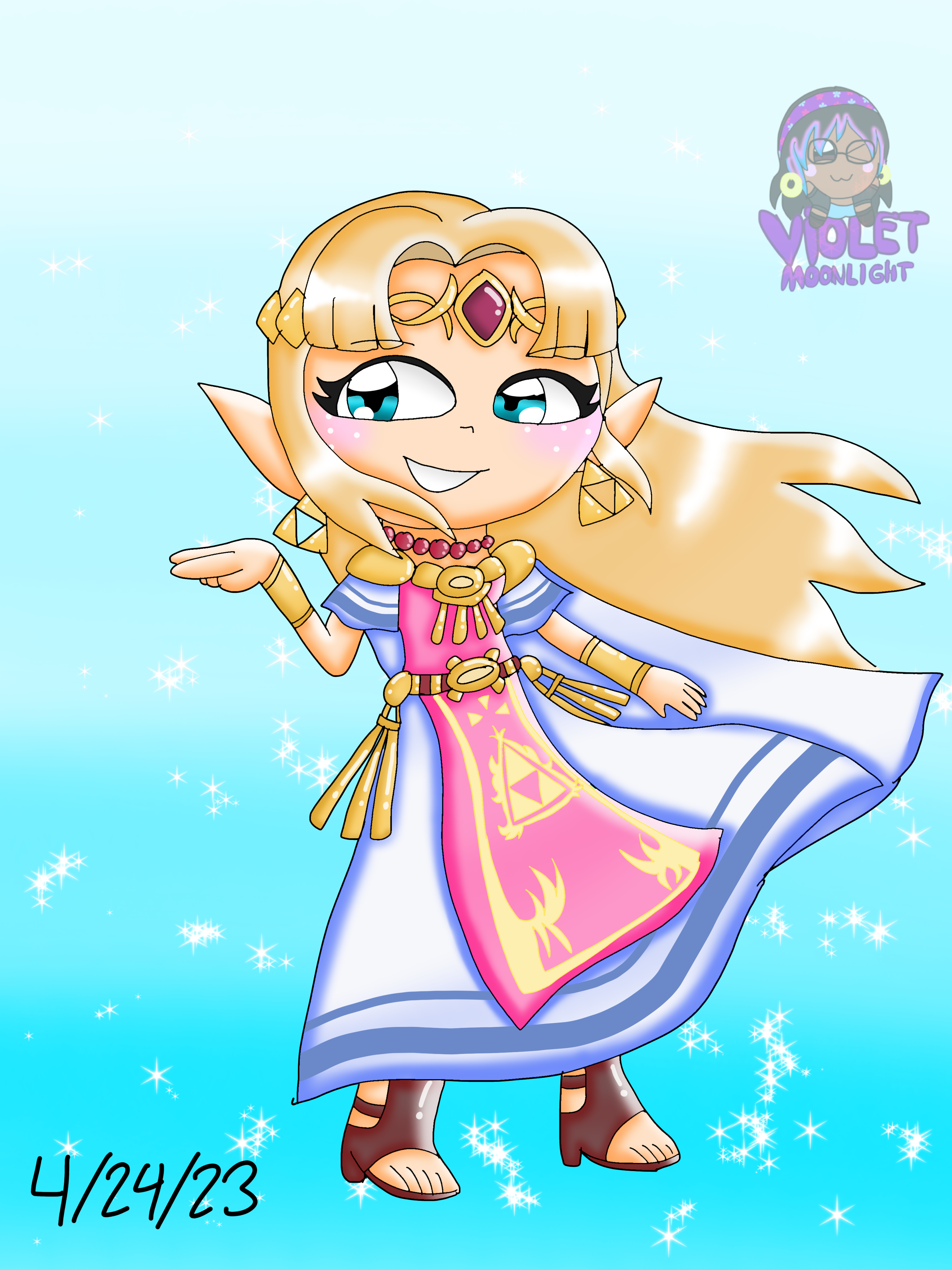 Zelda (A Link Between Worlds) by Adverse56 on DeviantArt