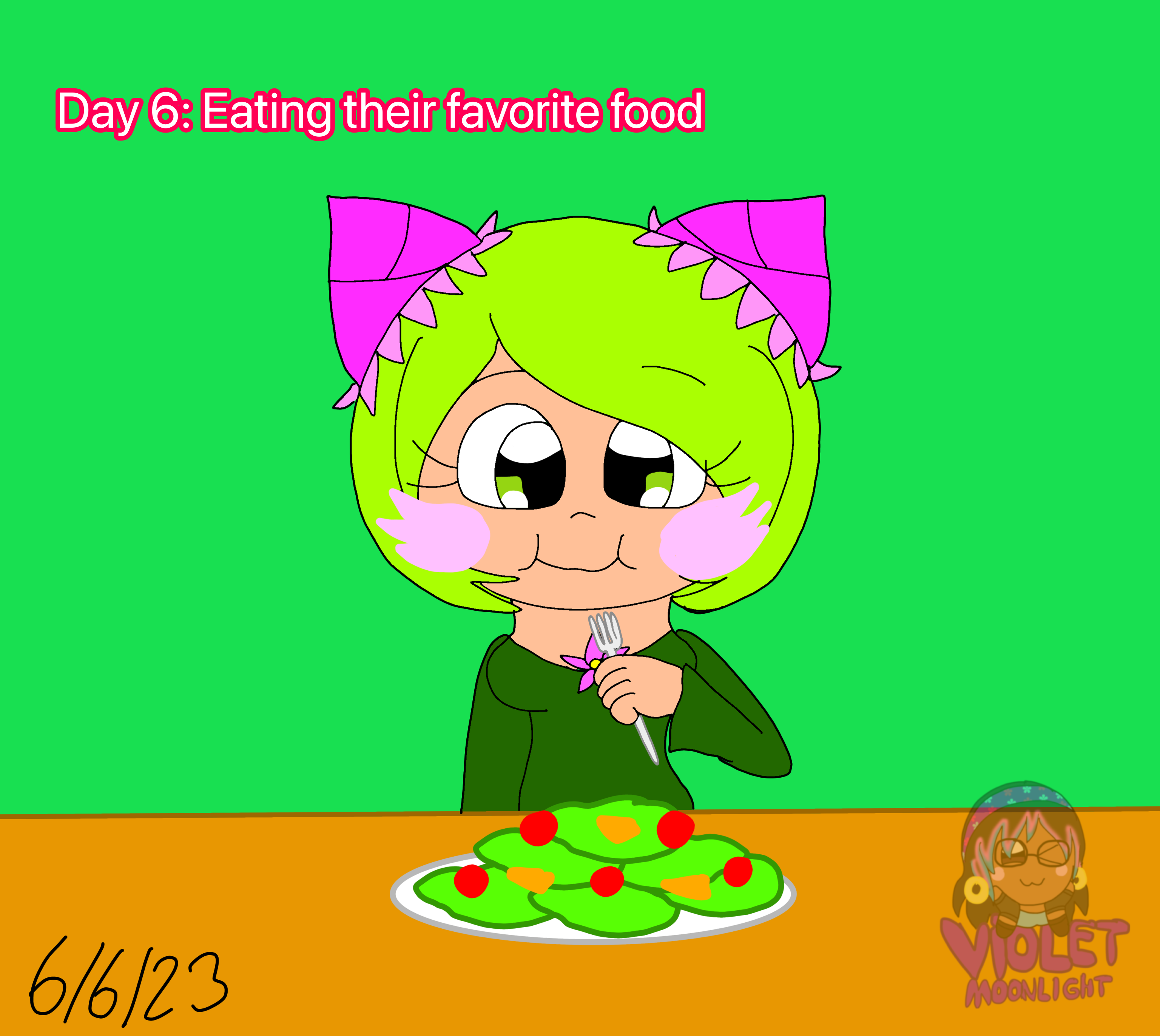 Day 6 Eating Their Favorite Food By Violetmoon404 On DeviantArt day-6-eating-their-favorite-food-by-violetmoon404-on-deviantart