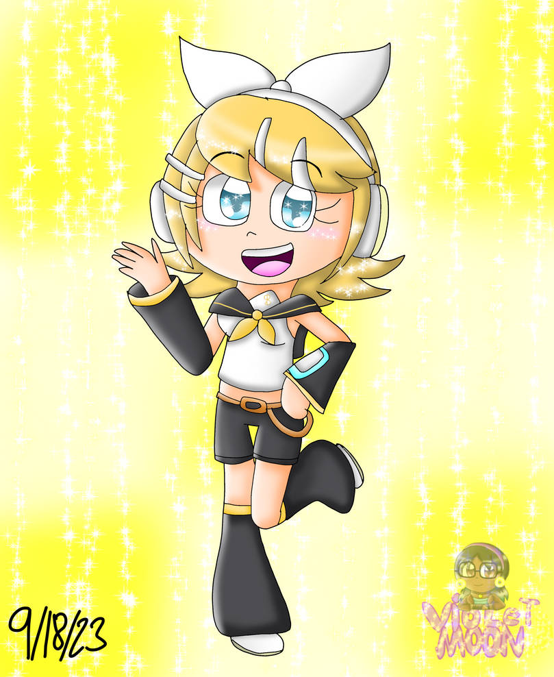Kagamine Rin by Violetmoon404 on DeviantArt