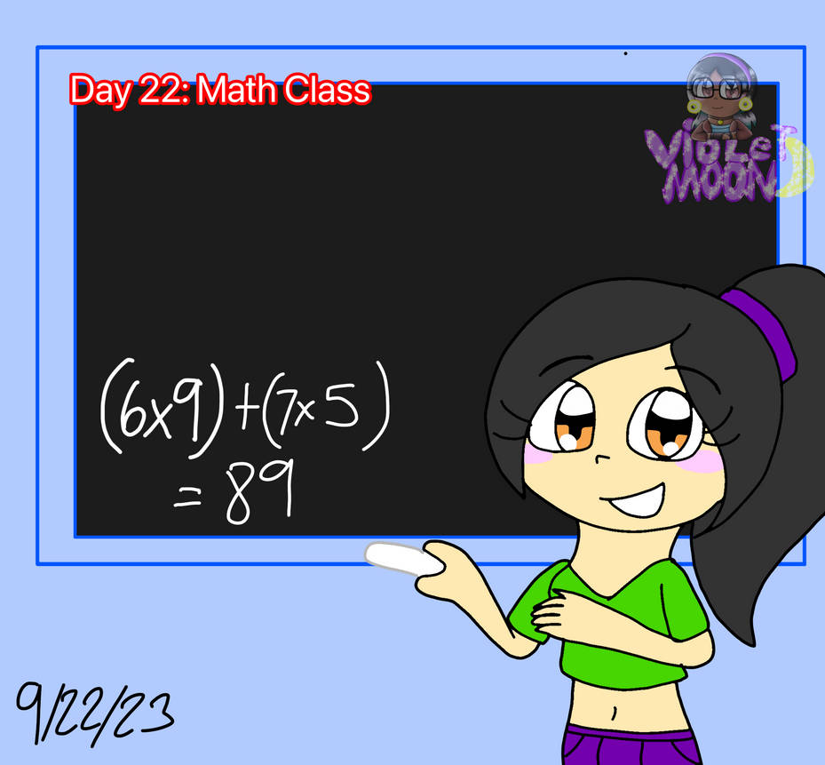 Day 22: Math Class by Violetmoon404 on DeviantArt