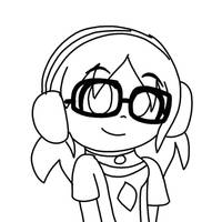 My persona in line art 