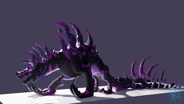 Corrupted Zinthros idle cycle (1/3) by raptorteritory on DeviantArt