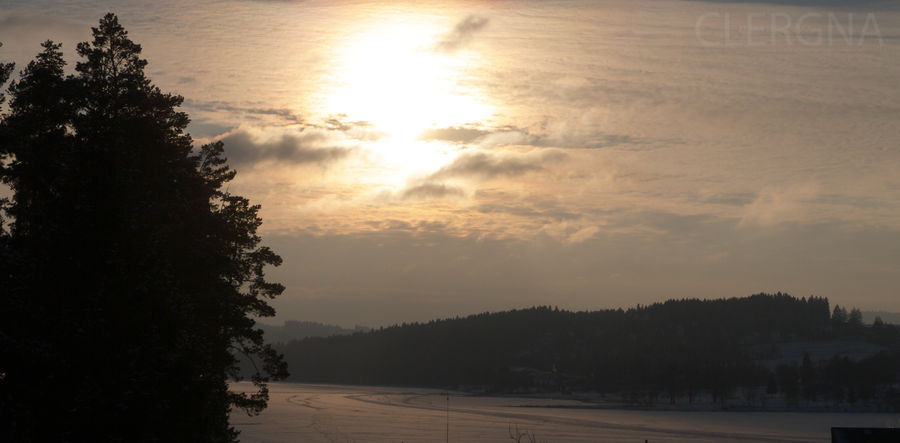 mountain in the morning