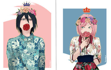 SasuSaku :FlowerCrowns: