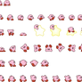 HD KIRBY SPRITE SHEET