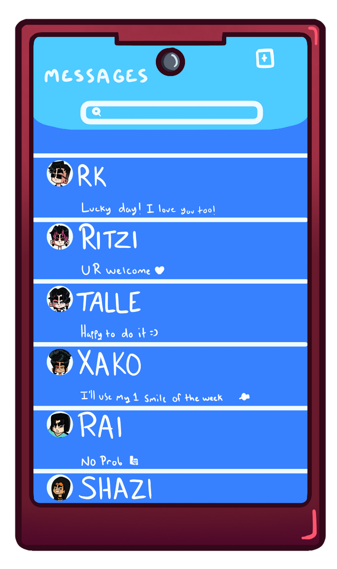 Sosan Phone Messages by multibite on DeviantArt