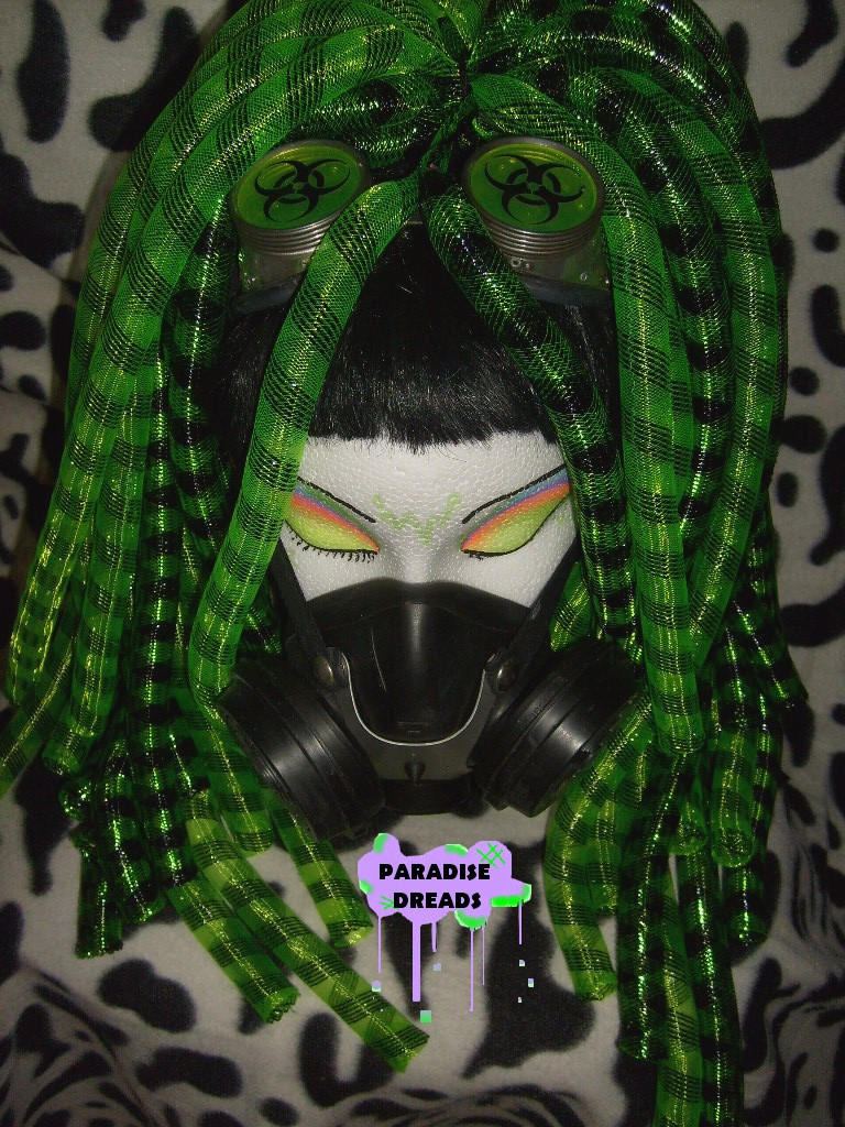 cyberlocks dreads UV by angenoir54 on DeviantArt