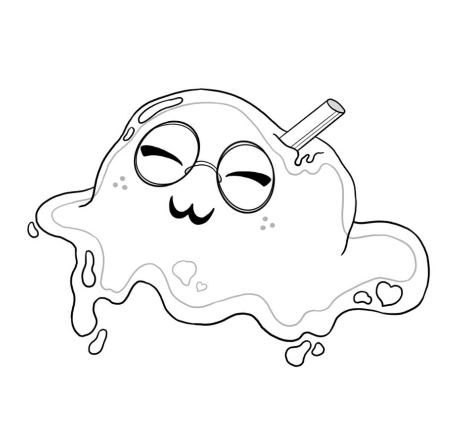 Dsmp coloring book 1 Charlie the slime by AsphodelBlanc on DeviantArt