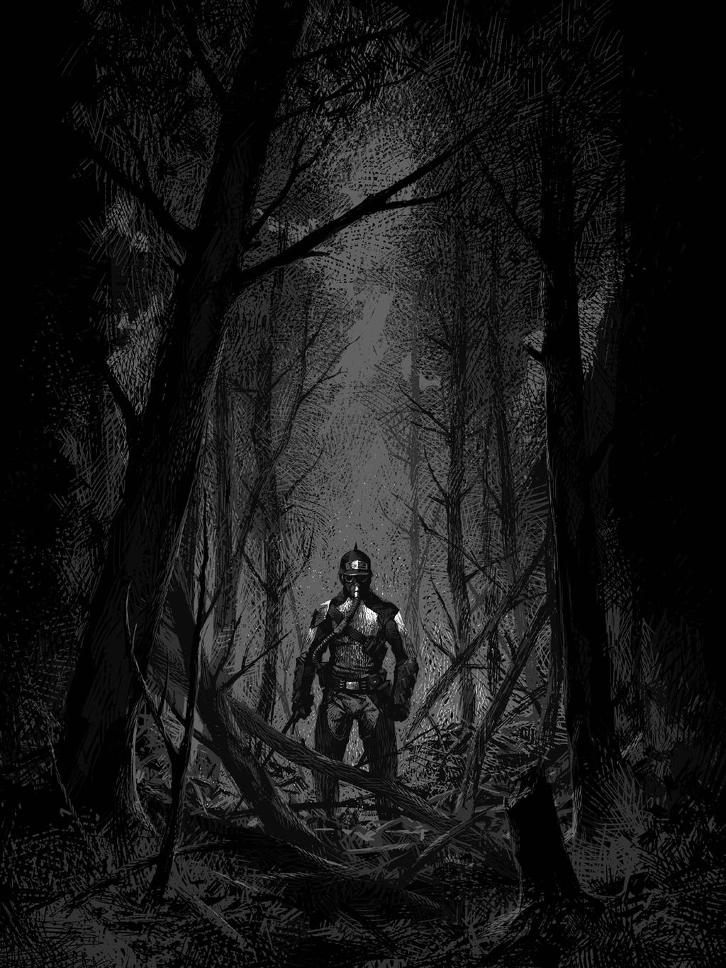 Darkness falls by michalivan