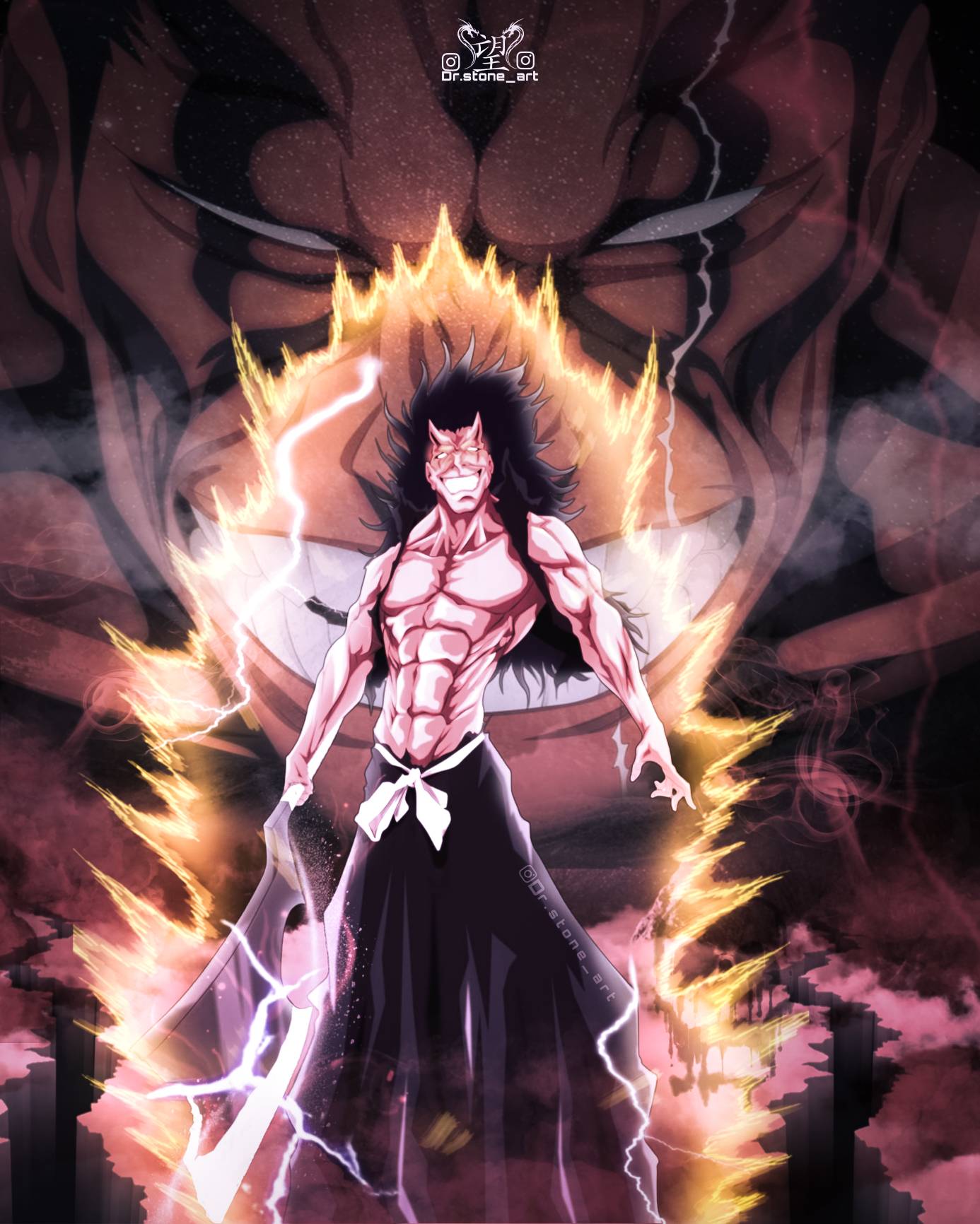 Kenpachi Bankai 2022 1732, 1386 Zaraki kenpachi bankai wallpaper Editing By me by Drstoneart on DeviantArt