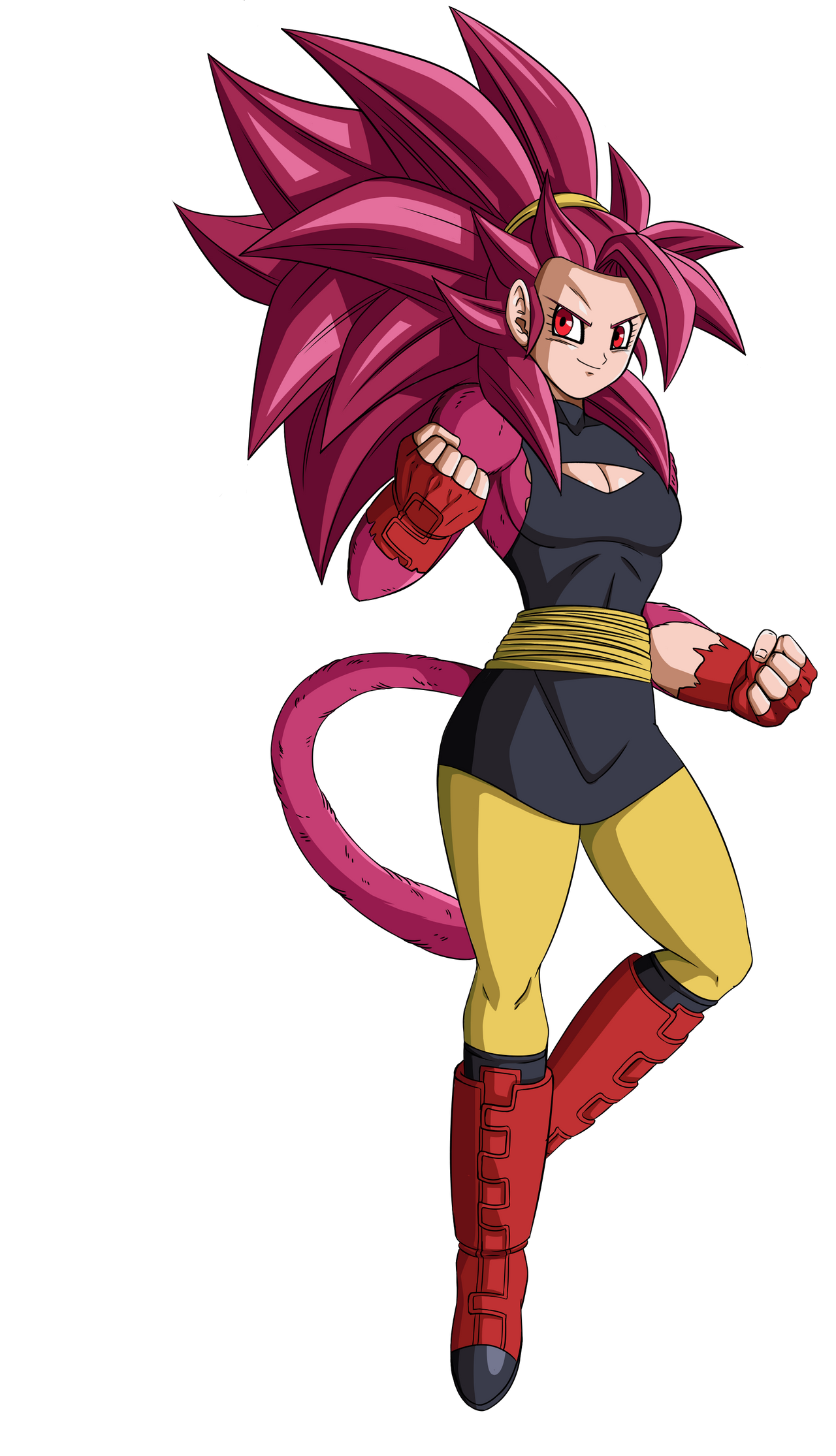Note Ssj1 Note ssj4 (daima version) by strangermen on DeviantArt