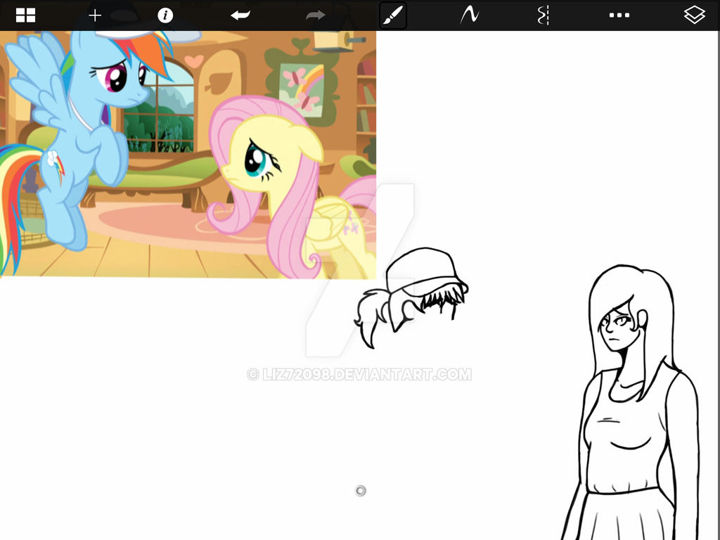 Screencap Redraw WIP by liz72098 on DeviantArt