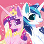 Shining Armor and Cadence