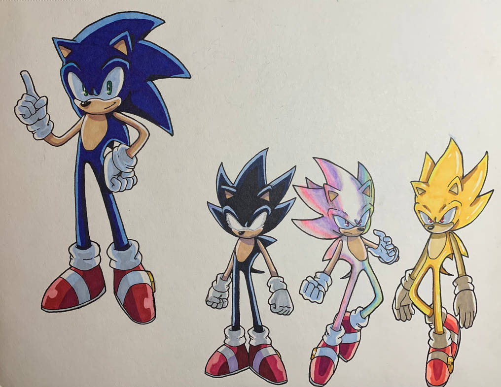 Sonic Transformation sheet. by ProlificVelocity on DeviantArt