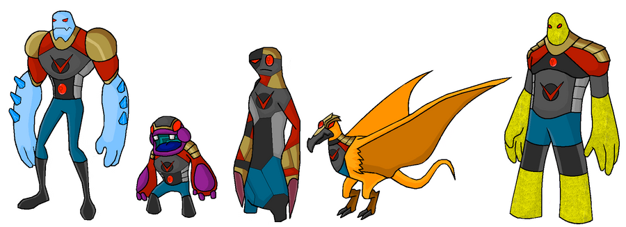 Vilgatrix Aliens Set 1 by Patchman on DeviantArt