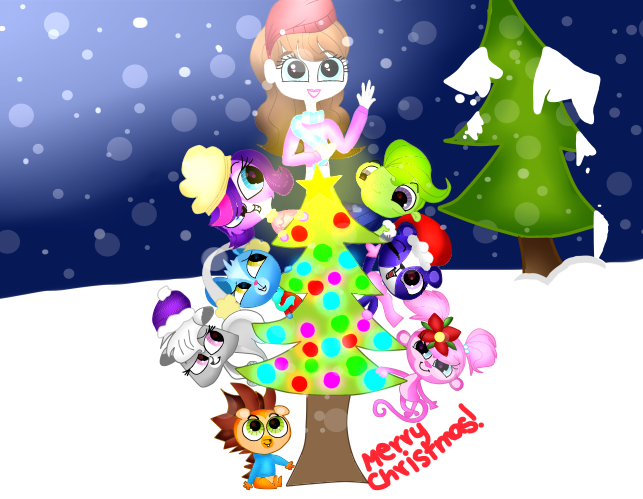 Littlest pet shop online christmas