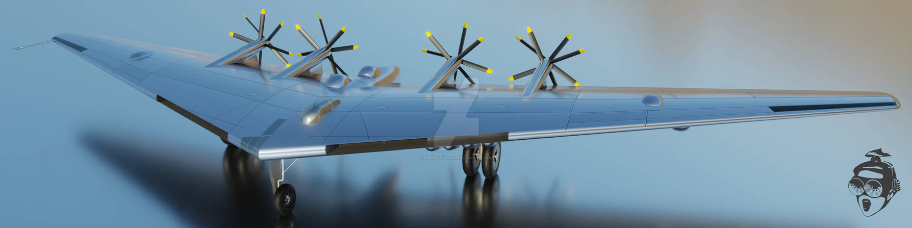Northrop YB-35 by TheOnlyKingJo on DeviantArt