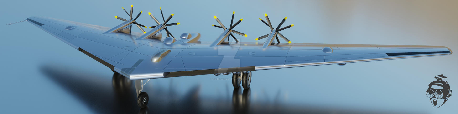 Northrop YB-35 by TheOnlyKingJo on DeviantArt