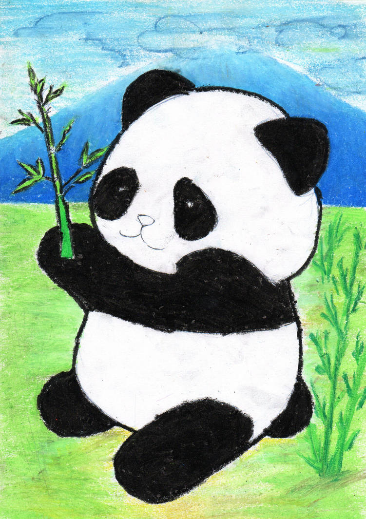 Panda Makan Bambu by SDN25Gresik on DeviantArt