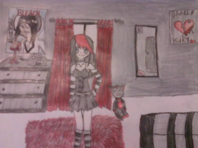 Emo Girl Room By Snowyuki13 On Deviantart Emo Girl Room By Snowyuki13 On Deviantart