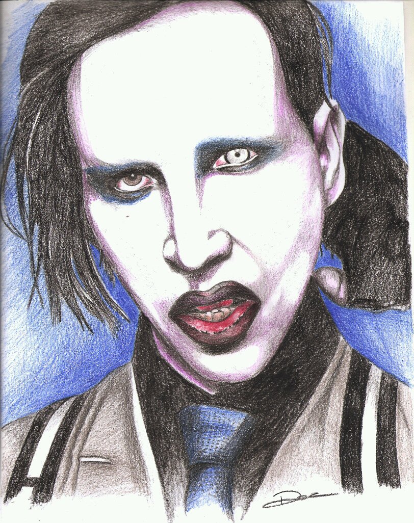 marilyn manson portrait