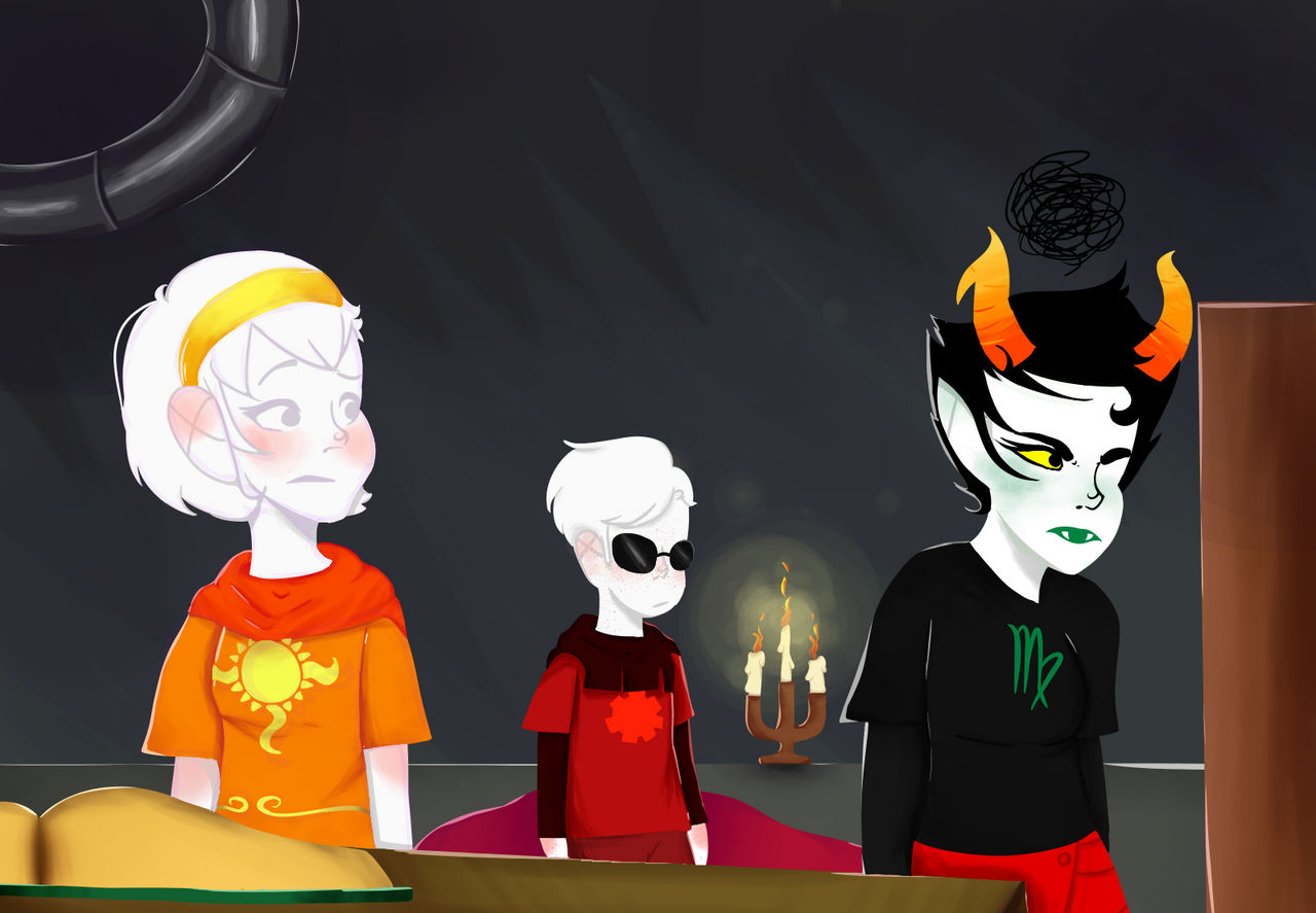 Homestuck Lock Screen Homestuck screen shot redraw by StarryNarwhal on DeviantArt
