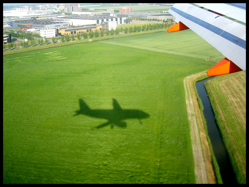 plane and shadow