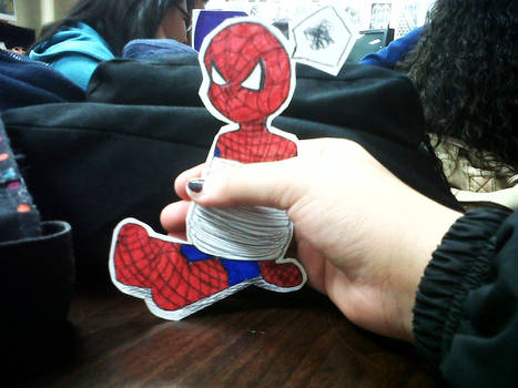 Spiderman paper child