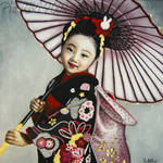 Girl With An Umbrella by Hiki-Hiki