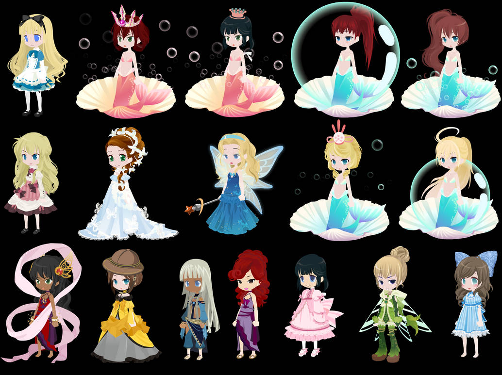 Dreamselfy Disney project Unofficial Princesses by strangeperfection