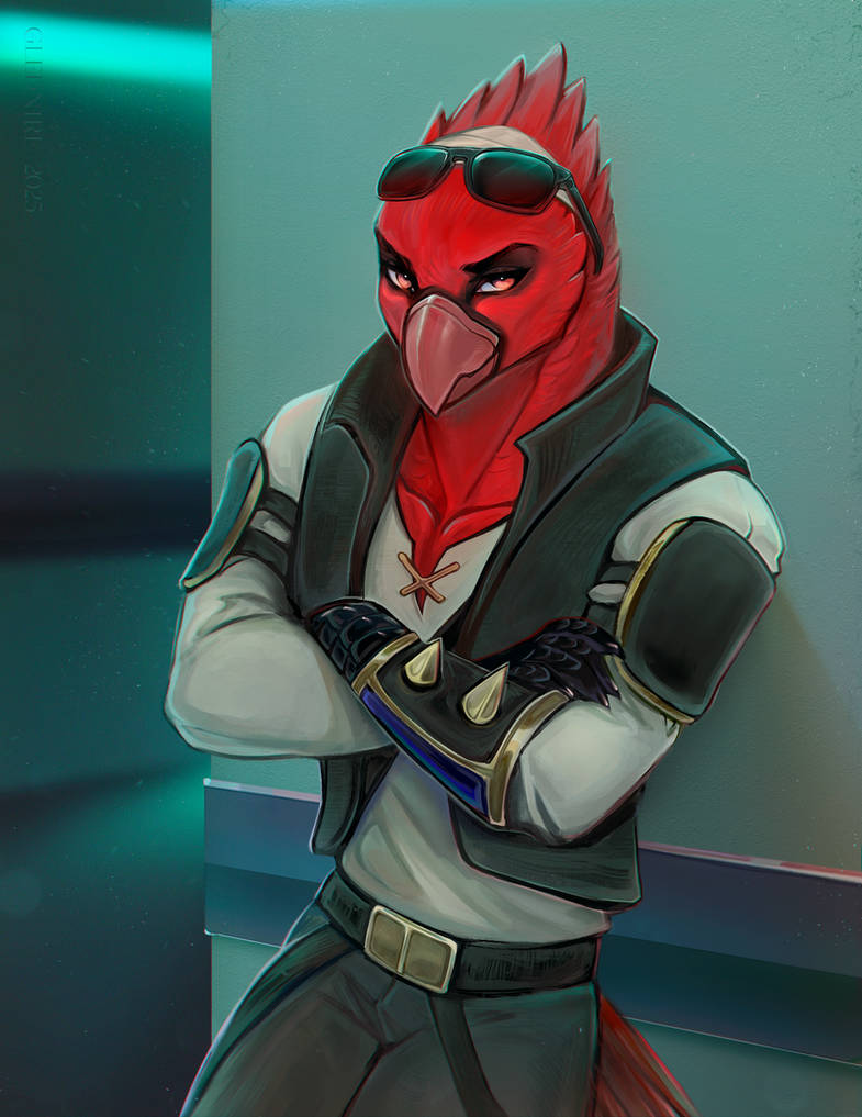 Cardinal commission by glednire on DeviantArt