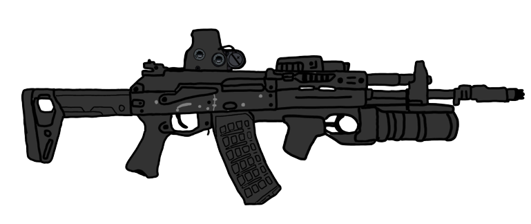 Walfas Custom Prop: Kalashnikov AK-12 by MarkusV2008 on DeviantArt